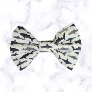 JAWSOME Shark Bow Tie - Fun Summer Party Bowtie for Cats, Dogs, Rabbits, and More - Great White, Whale Shark, Hammerhead, Mako