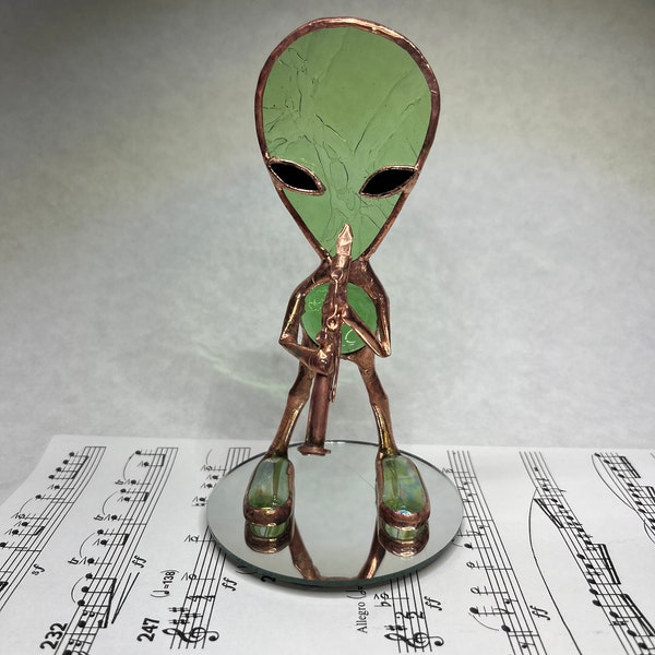 Alien woodwind musician