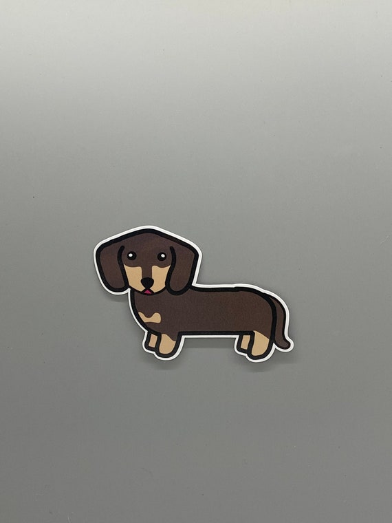 Weenie Dog Sticker Dog Stickers Animal Stickers Weenie Dog Etsy