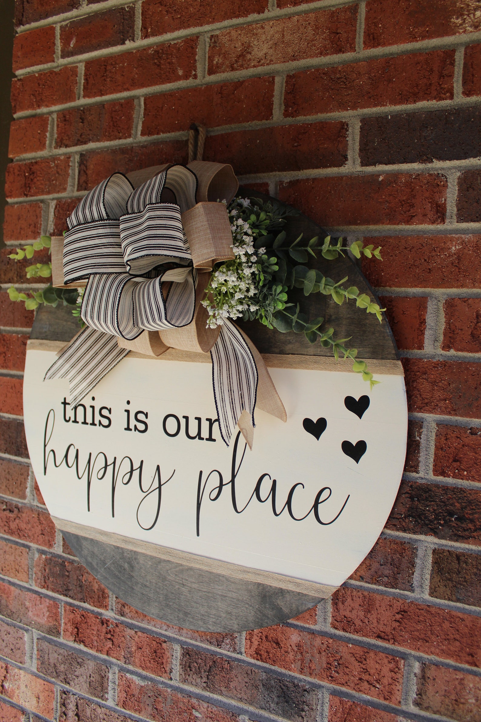 This is Our Happy Place Door Sign This is Our Happy Place Etsy