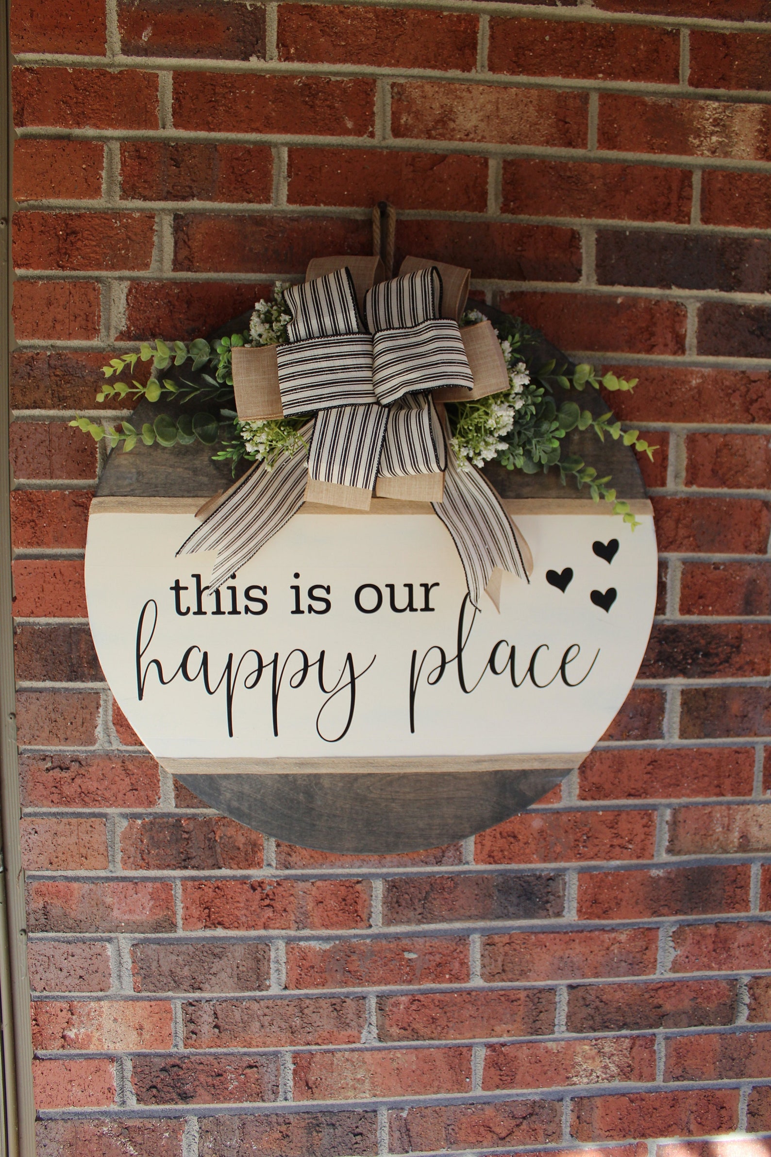 This is Our Happy Place Door Sign This is Our Happy Place Etsy
