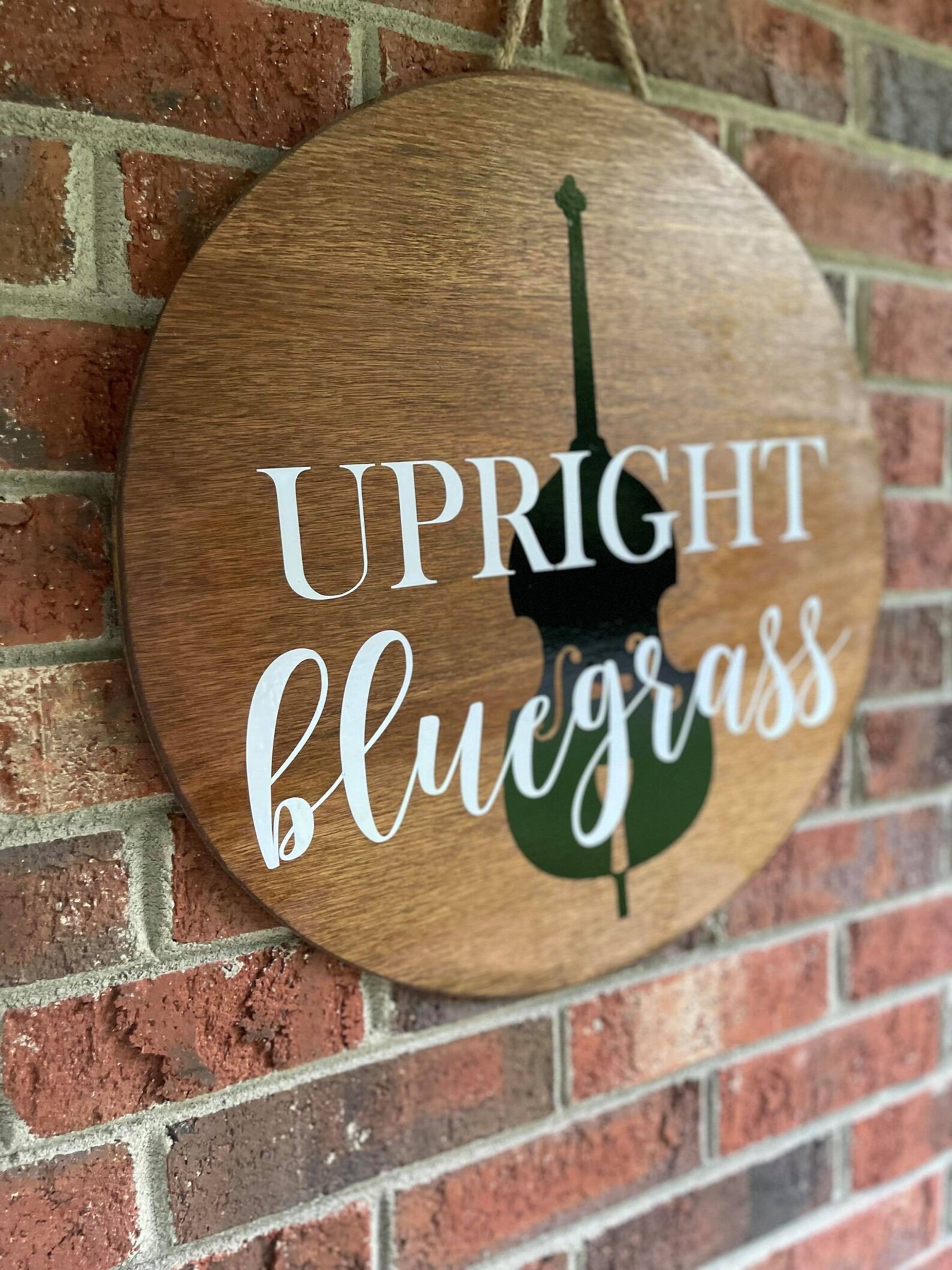 Upright Bluegrass Door Sign Bluegrass Music Wreath Etsy