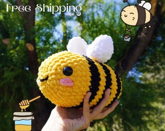 Honey Bee Crochet Plushie