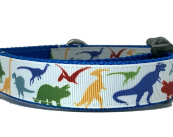Dinosaur Handmade Dog Collar