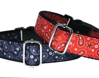 Paisley Bandana Handmade Dog Collar