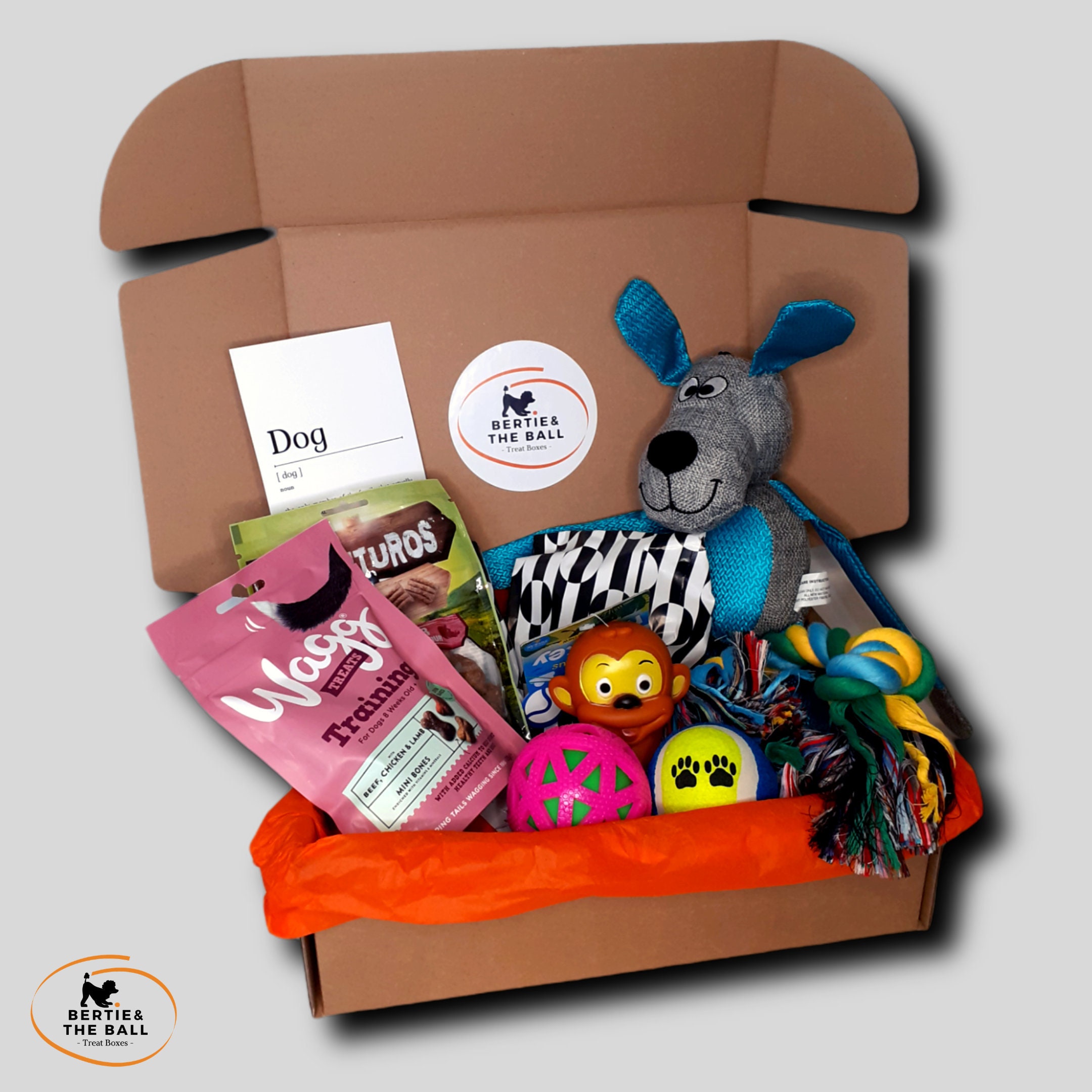 Dog Gift Box Puppy Gift Box dog Treats Dog Toys Dog Etsy UK