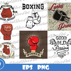 Boxing Clipart, Boxing Gloves, Boxing Eps, Boxing gloves, Boxing clipart, Boxing bundle Svg Digital Download File