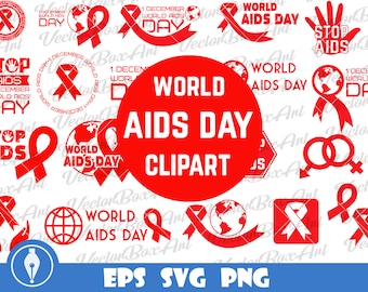 Aids awareness svg, World Aids Day svg, World Aids Day 1st December Design Bundle, Aids ribbon png, Red ribbon tshirt designs