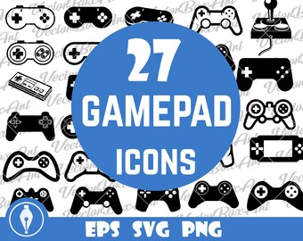 Gamepad svg, Game controller clipart, Gamer svg, Gamepad clipart, Game controller PNG, Gamepad svg bundle