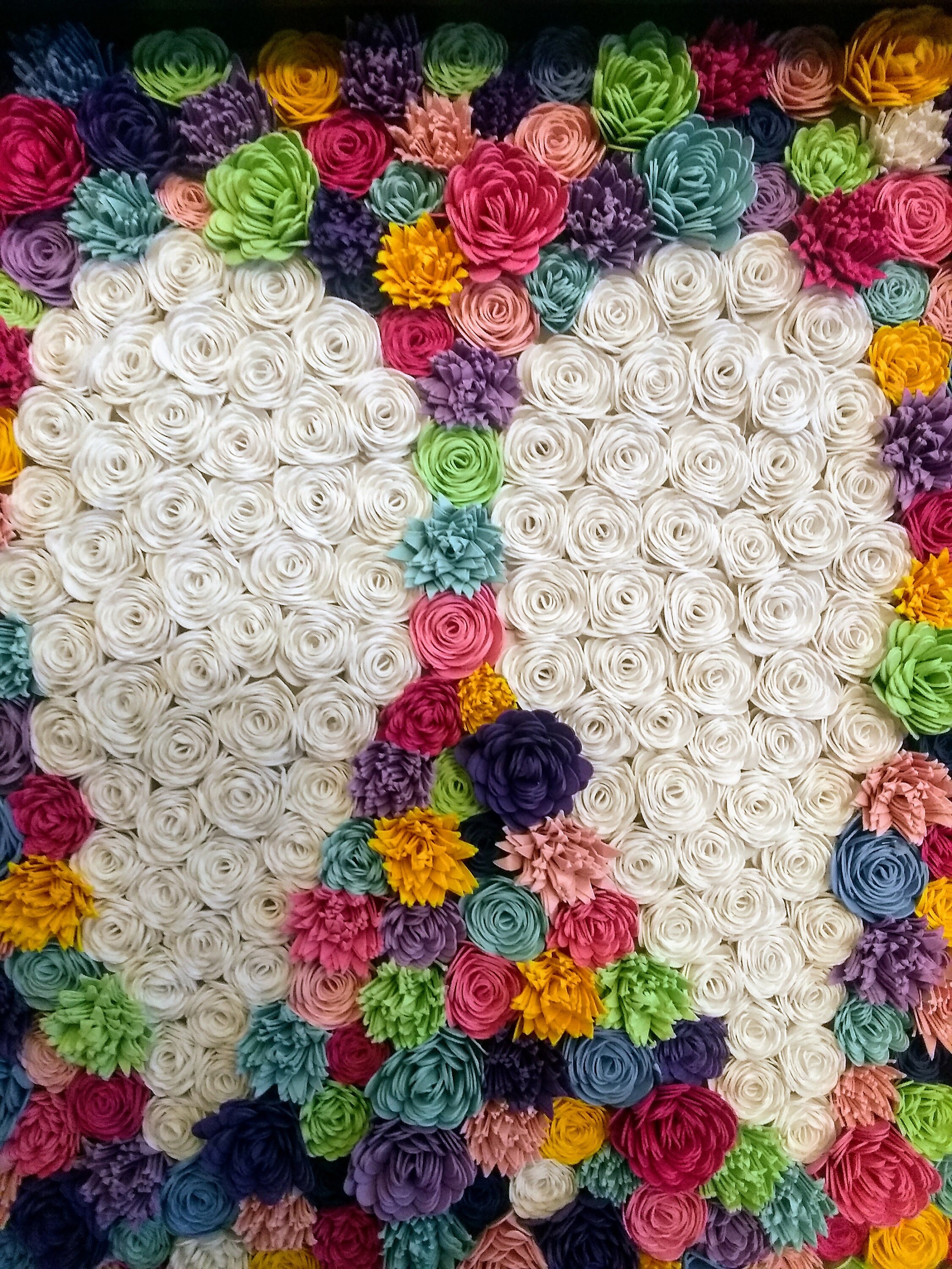 Pregnancy Loss, Sympathy Gift, Paper Flower Angel Wings and Footprint