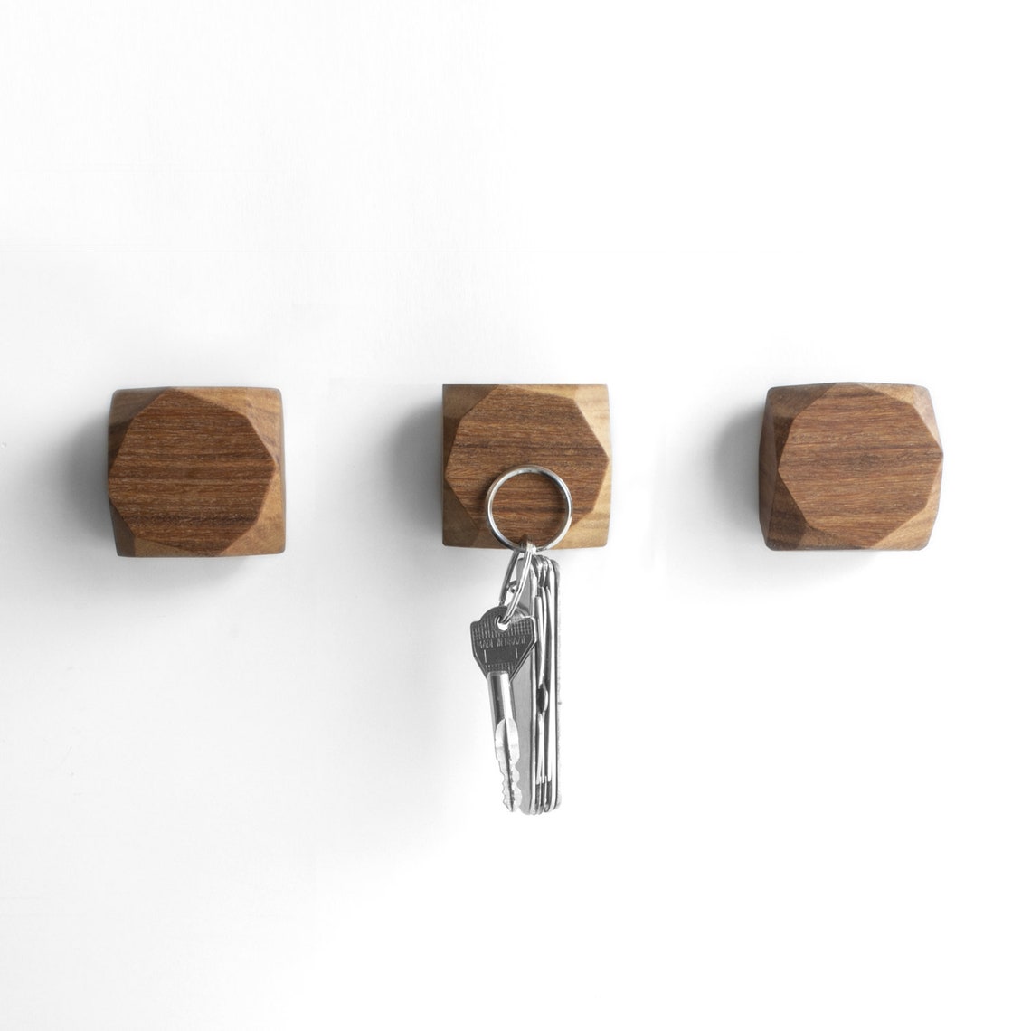 3 un. Key Holder easy wall installation with extra Etsy