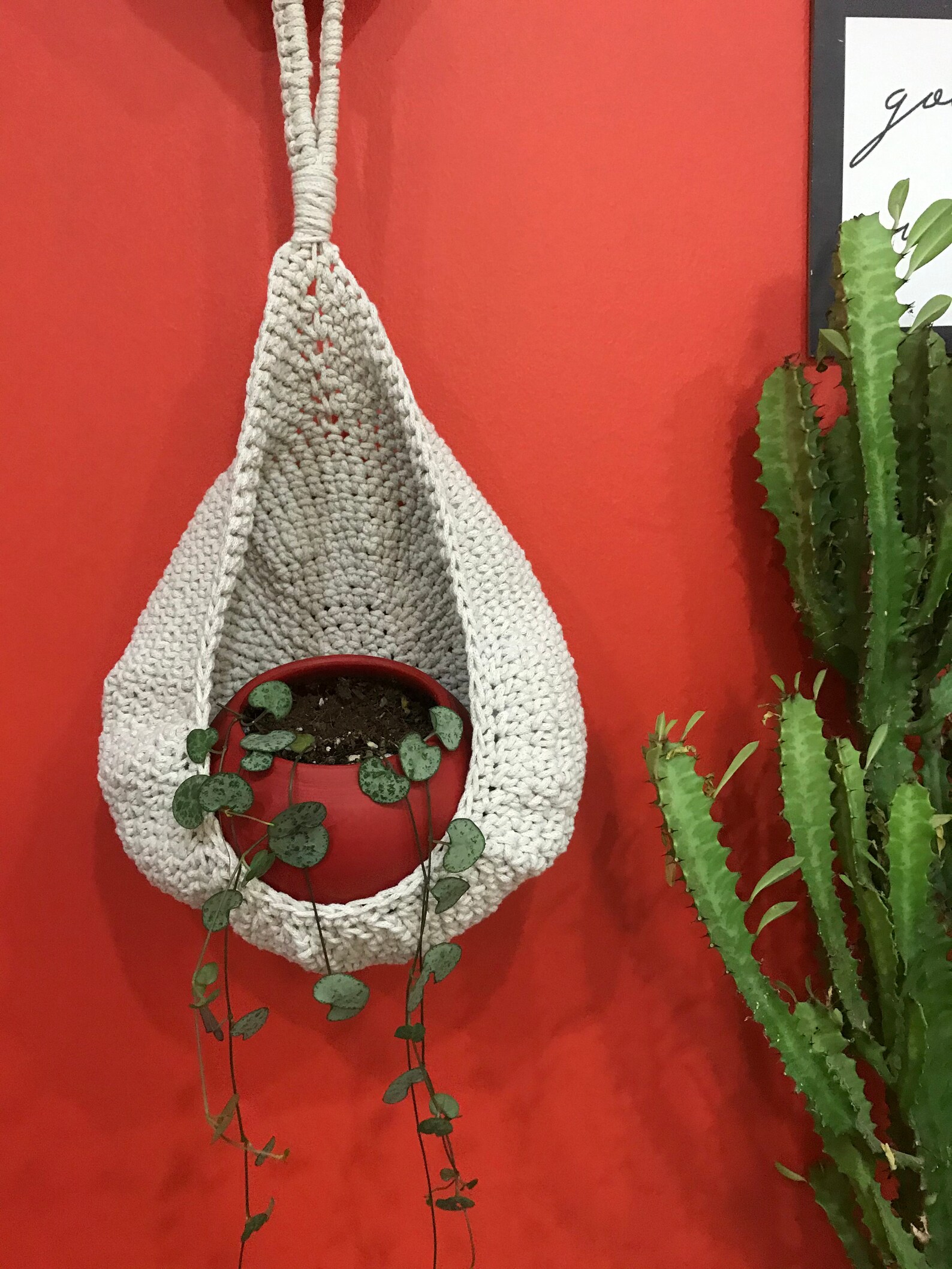 Crochet Hanging Crochet Basket Fruit Basket Breathable Produce Etsy