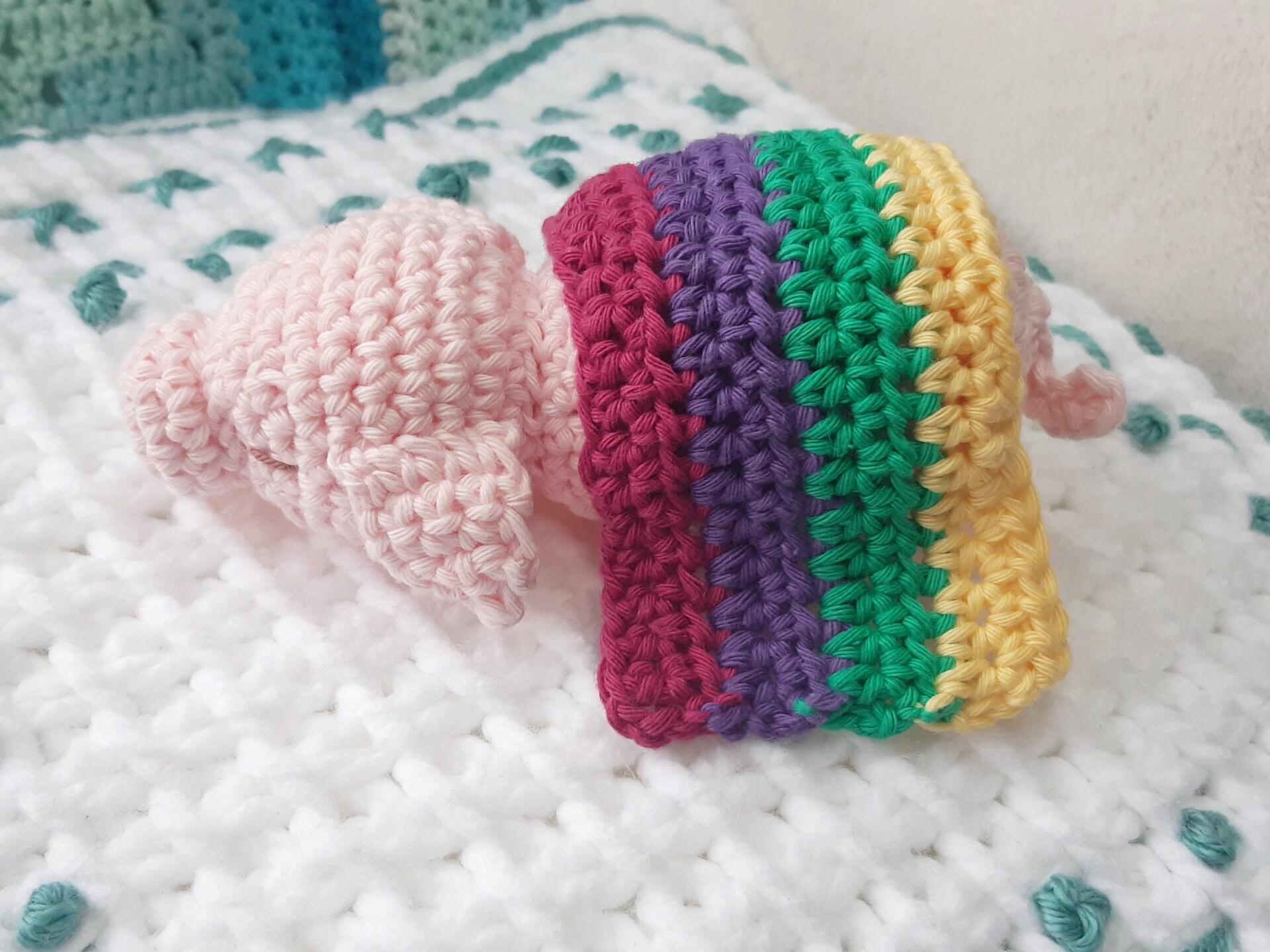 Sleeping Pig in Blanket, Crochet Pattern Only, UK Terms, Christmas