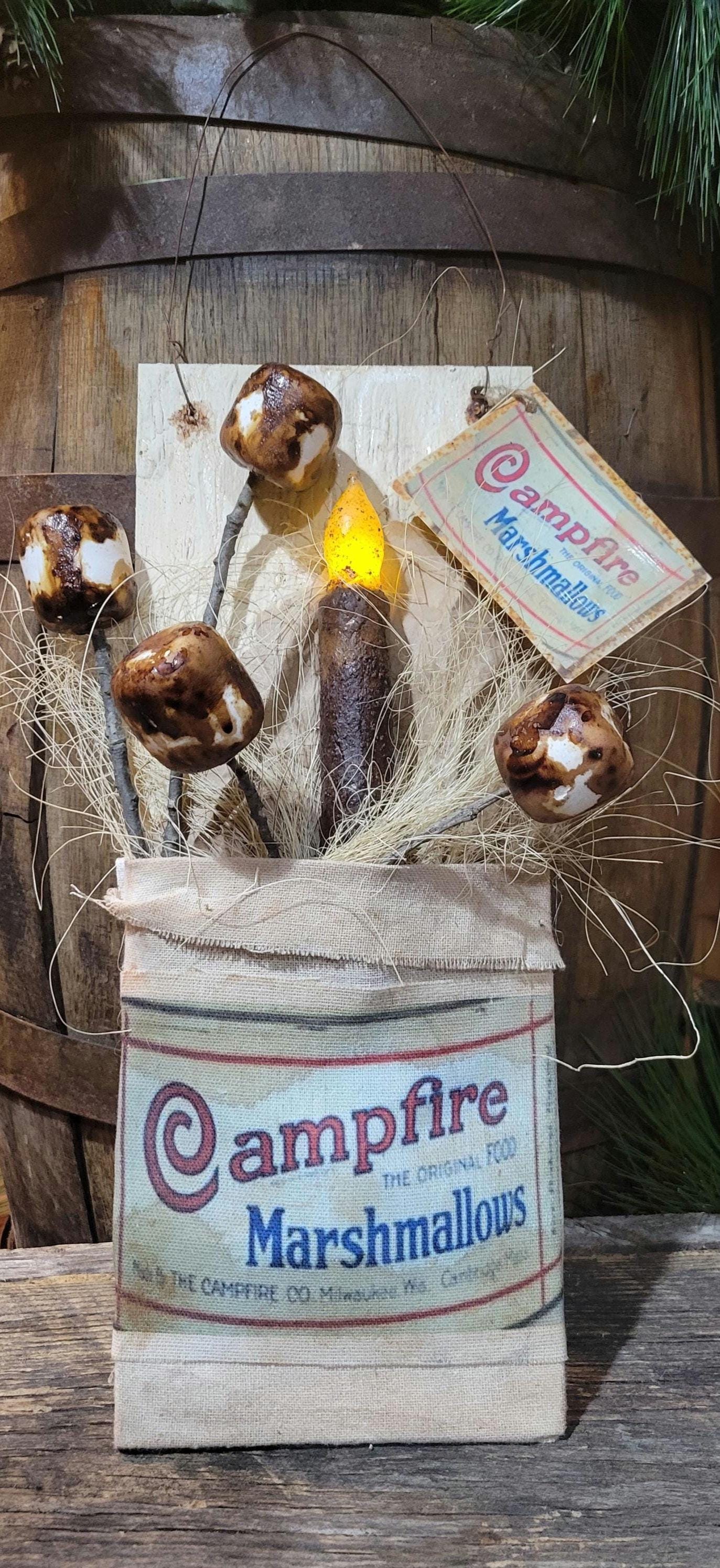 Campfire Marshmallow Tin - Etsy