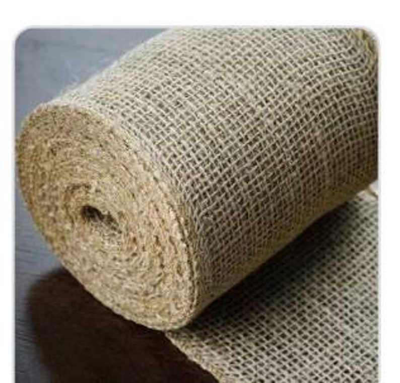 Burlap by the Yard Etsy