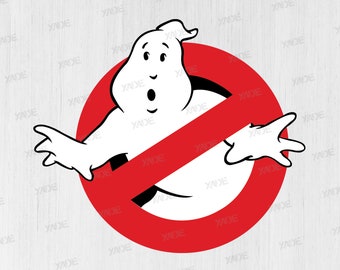 Logotipo de Ghostbusters en capas archivos SVG ilustración digital, descarga digital Ghostbusters SVG diseño vectorial