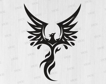 Phoenix Art SVG archivo ilustración digital, diseño vectorial de descarga digital