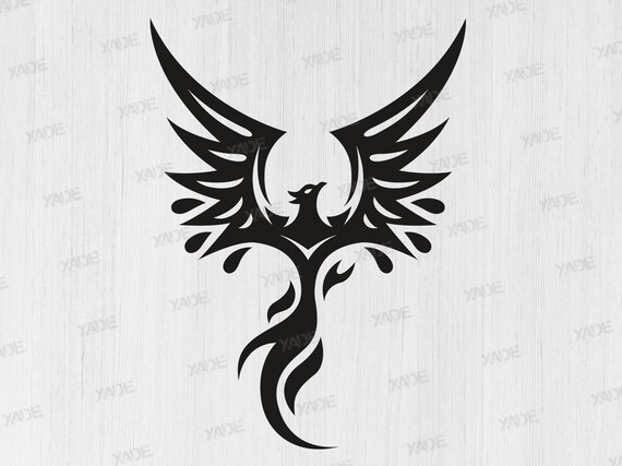 Phoenix Art SVG archivo ilustración digital, diseño vectorial de descarga digital