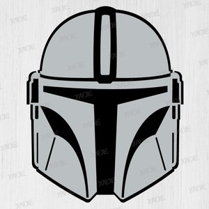 Din Djarin Mando SVG files digital illustration, digital download SVG vector design