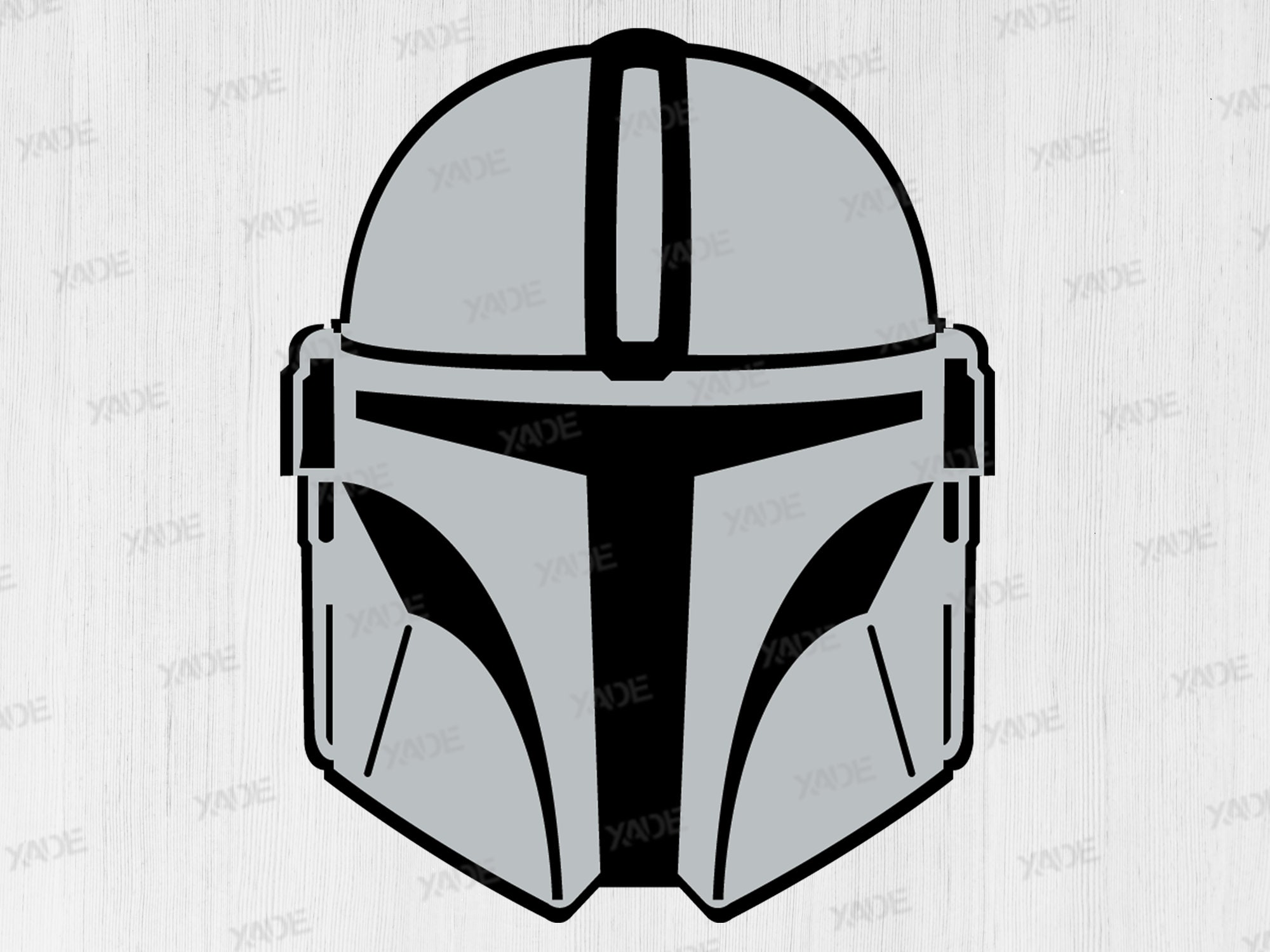 Din Djarin Helmet Template