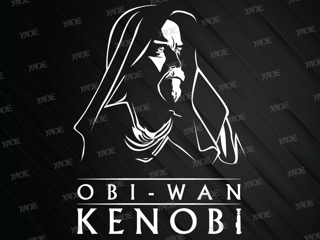Obi Wan Kenobi SVG Files Digital Illustration, Digital Download SVG ...