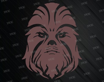 Wookie SVG files digital illustration, digital download SVG vector design