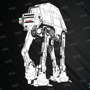 At-At SVG files digital illustration, digital download SVG vector design