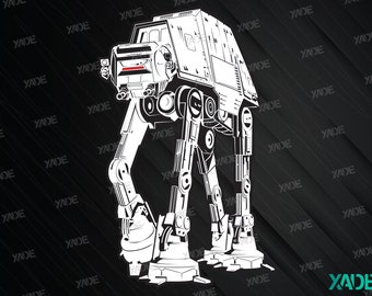 At-At SVG files digital illustration, digital download SVG vector design