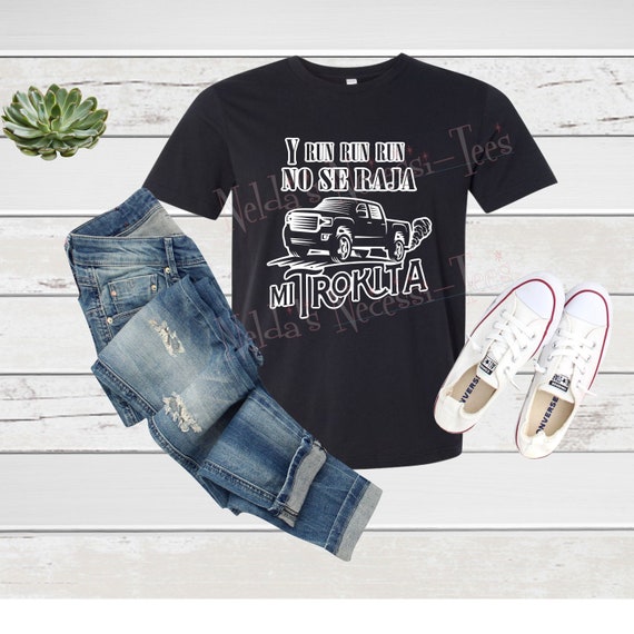 Run Run Run No Se Raja Mi Trokita Tee Etsy Uk