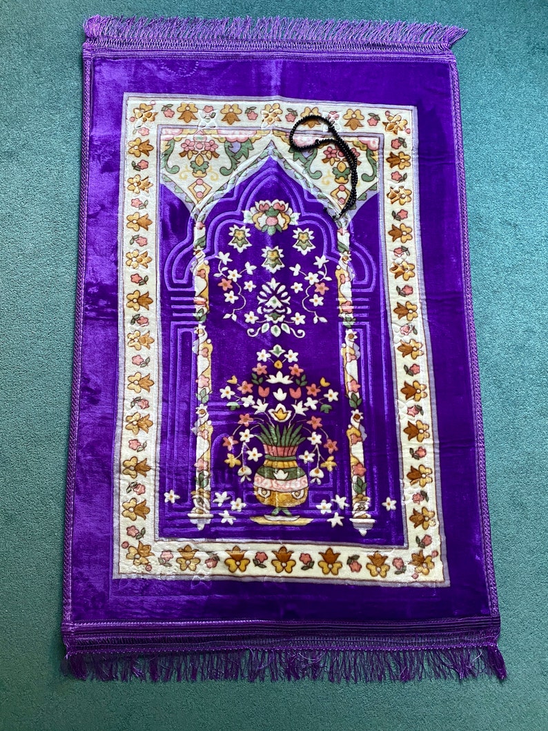 Prayer Mat Extra Cushioned free Tasbeehprayer Beads muslim Islamic