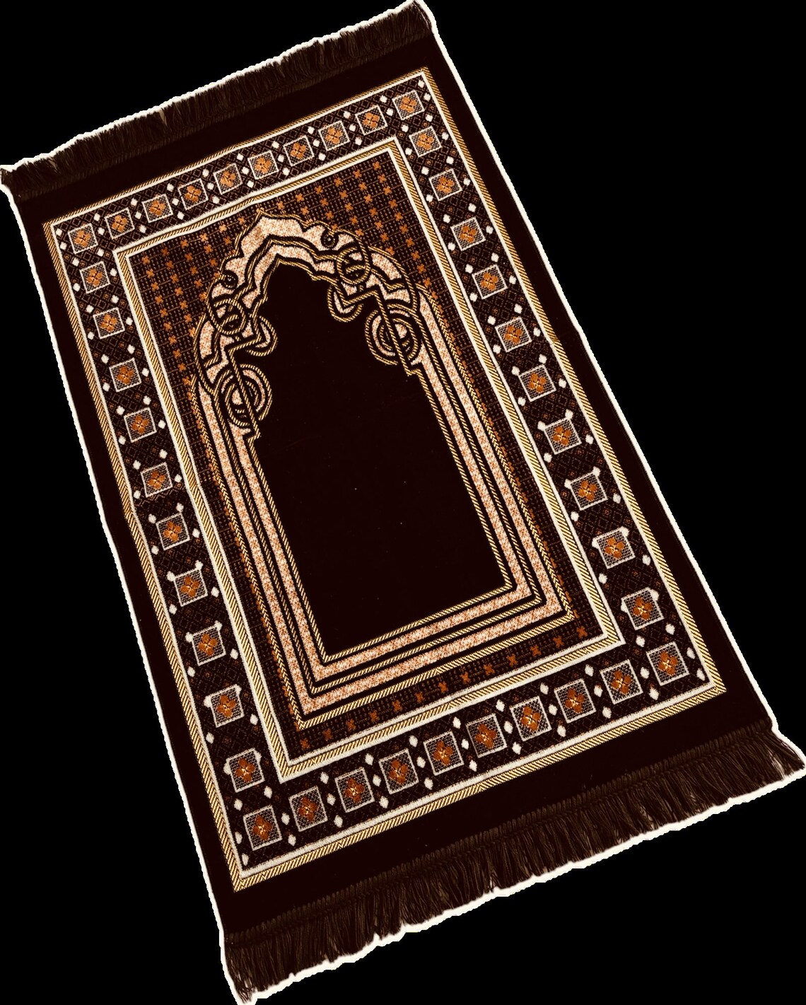 Mat Or A Rug Prayer Mat/rug Muslim Namaz Turkish Asrug Rhombus Mihrab Size 70 X ...
