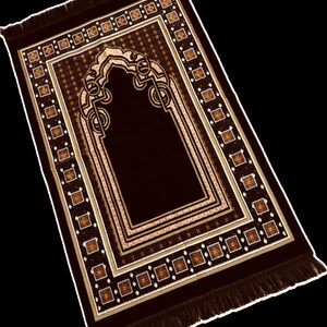 Gebedskleed moslim Namaz Turks astapijt ruit mihrab Afmeting: 70 x 110 cm