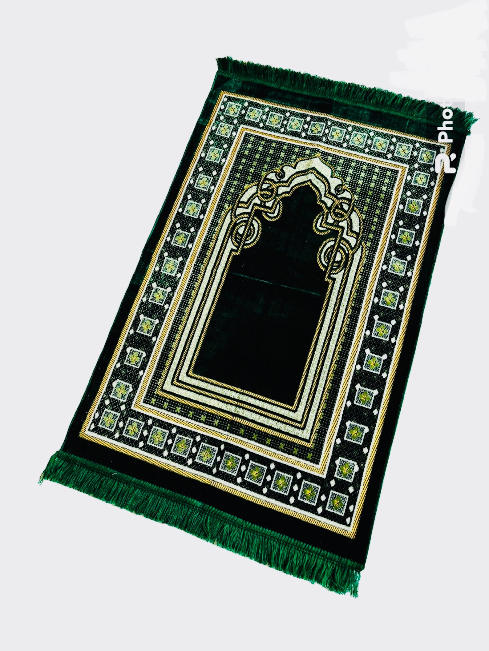 Mat Or A Rug Prayer Mat/rug ,muslim Namaz Turkish Rug Lace Style Size 70 Cmx 110cm ...