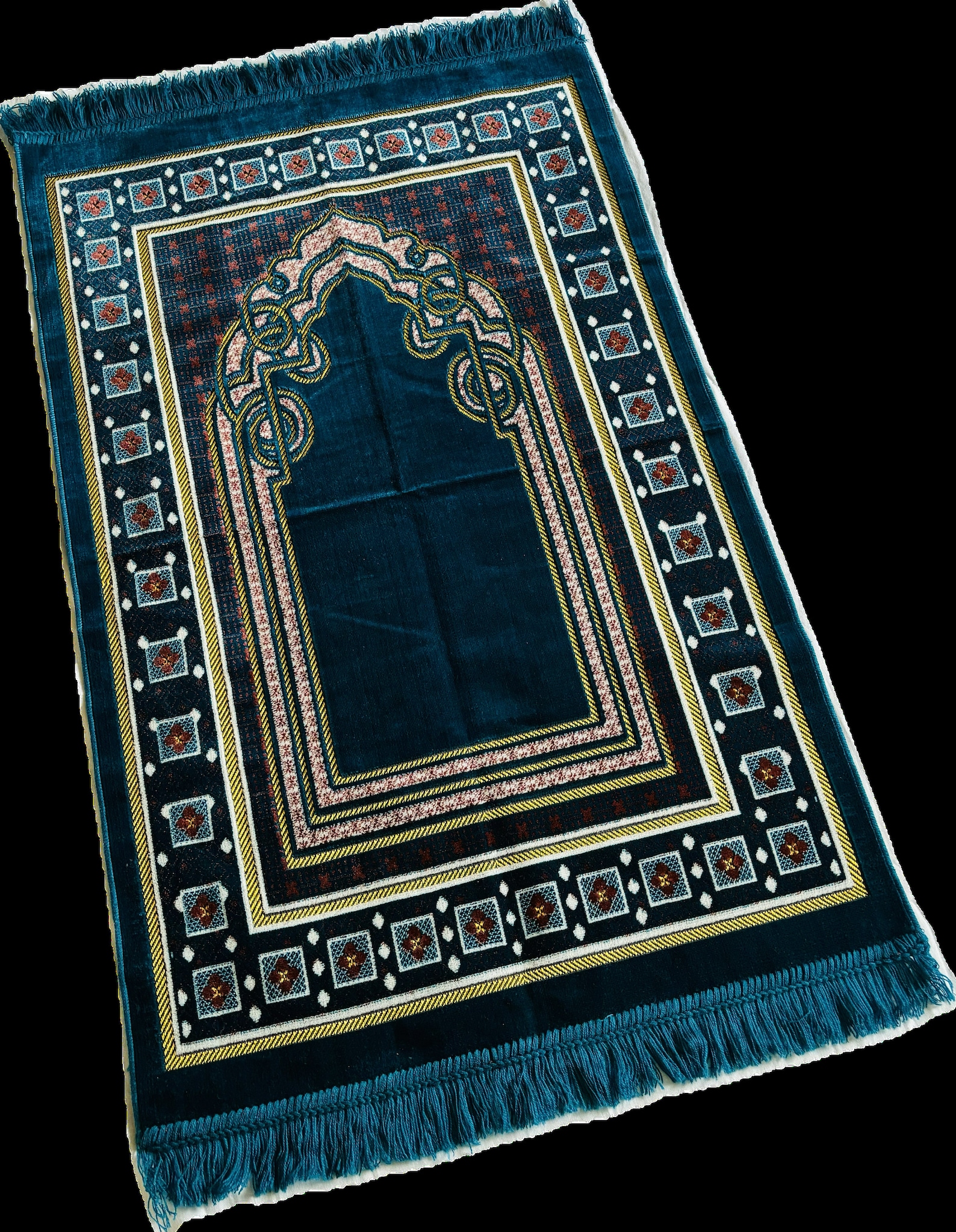 Prayer Mat/rug Muslim Namaz Turkish Asrug Rhombus Mihrab Size 70 X ...