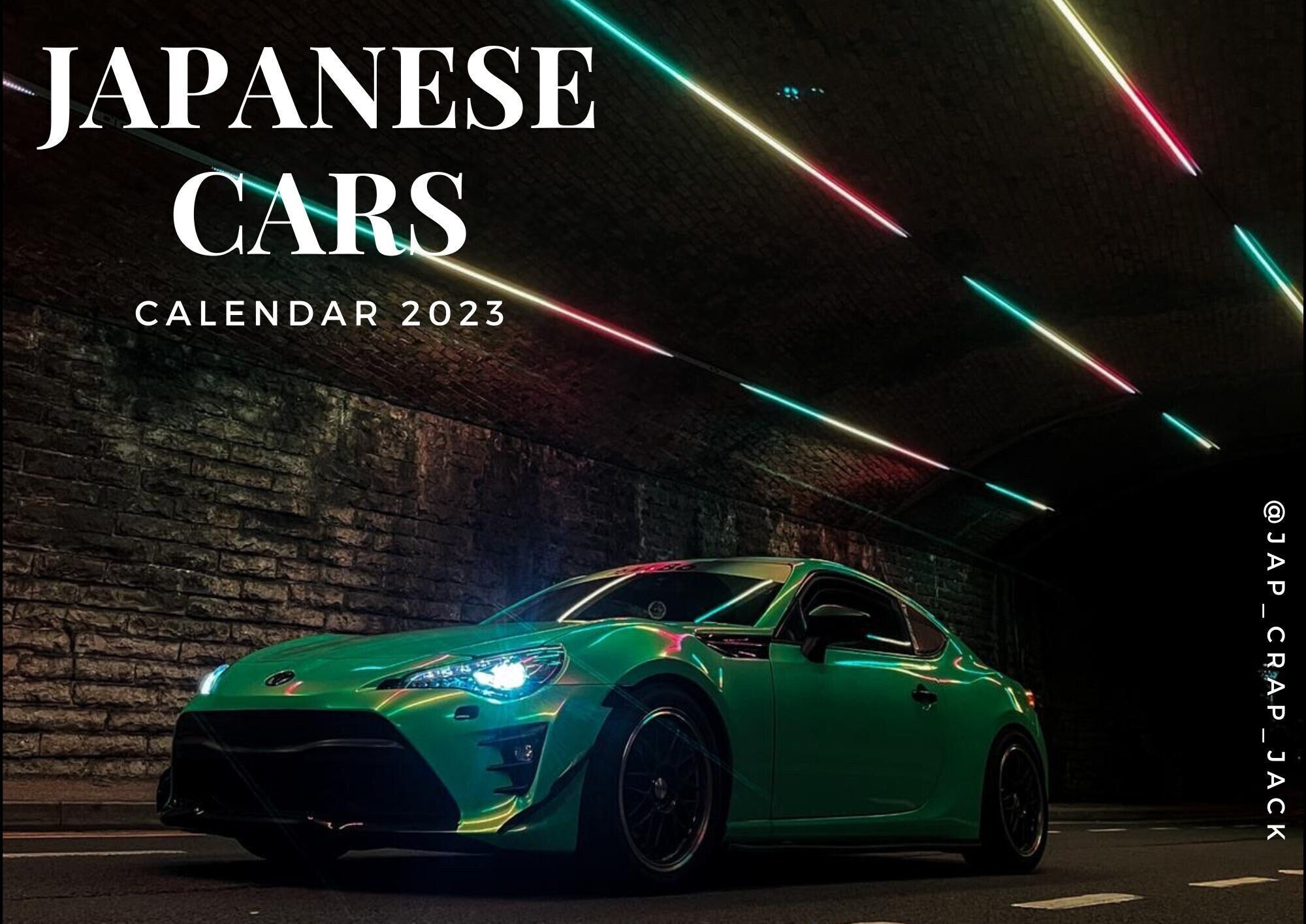 Jdm car calendar Etsy.de