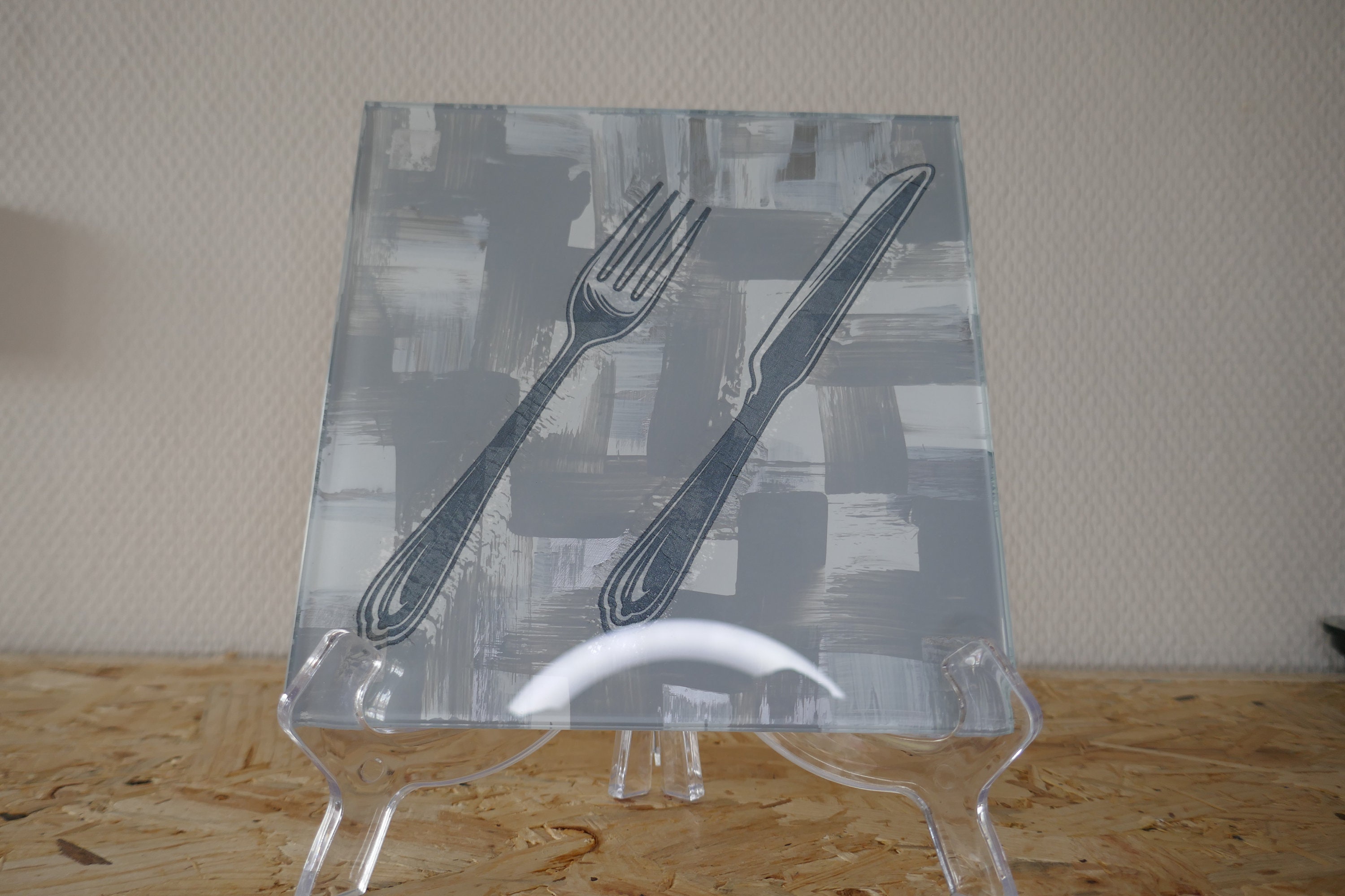 Dessous de Plat Couverts Gris