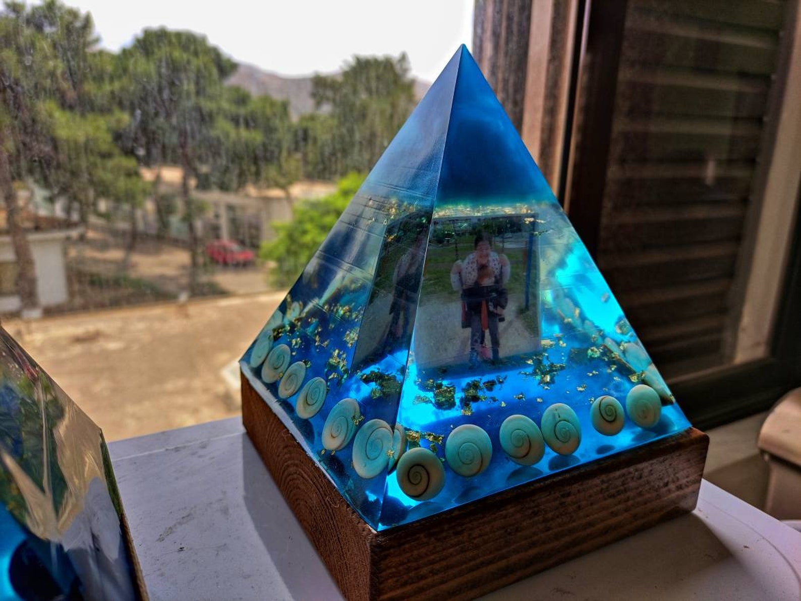 Custom Resin Pyramid Pet Memorial Gift Personalized Resin Etsy