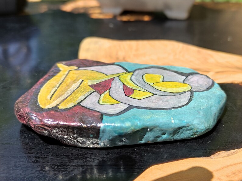 Love Painting Couple Romantic Art Painted Stone Rock Art - Etsy
