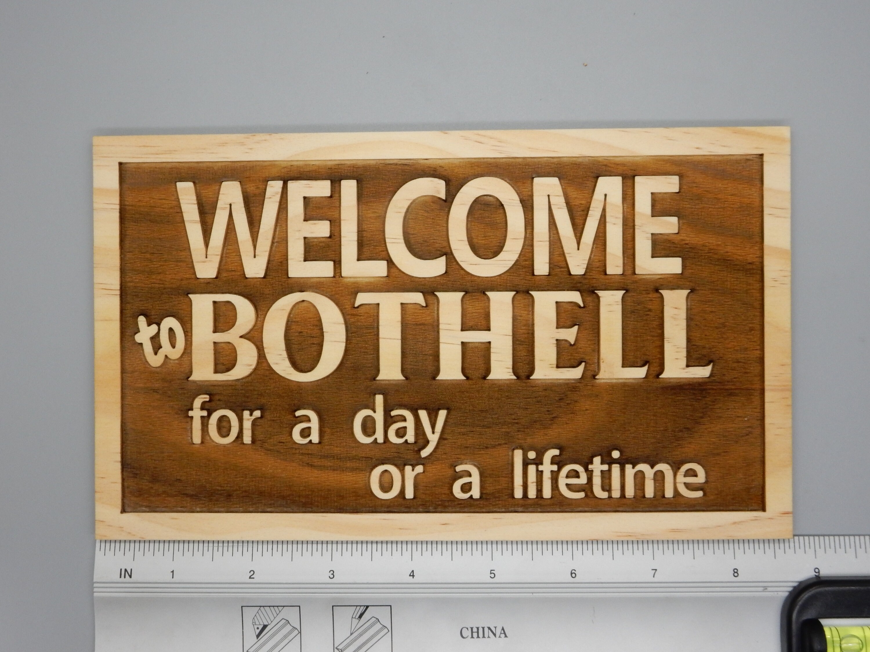 Large Original "welcome to Bothell" Sign - Etsy