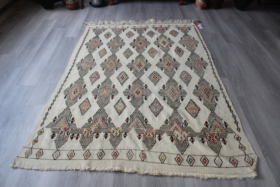 ヴィンテージキリムラグ、コンヤカラマンキリムラグ、天然ウールキリム