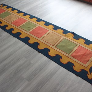 Vintage Kilim Runner, Ethnic Kilim Runner, Bohemian Kilim Runner, Anatolian Kilim Runner, Handwoven Runner / N-1026 / 2'7" x 10'8" image 1