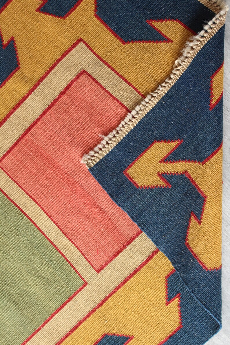 Vintage Kilim Runner, Ethnic Kilim Runner, Bohemian Kilim Runner, Anatolian Kilim Runner, Handwoven Runner / N-1026 / 2'7" x 10'8" image 6
