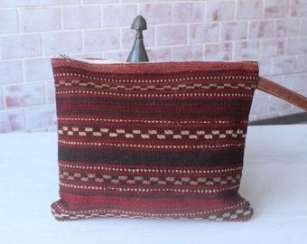 Kilim Clutch, Ethnic Clutch, Bohemian Clutch / C-30 / 12x14 inches