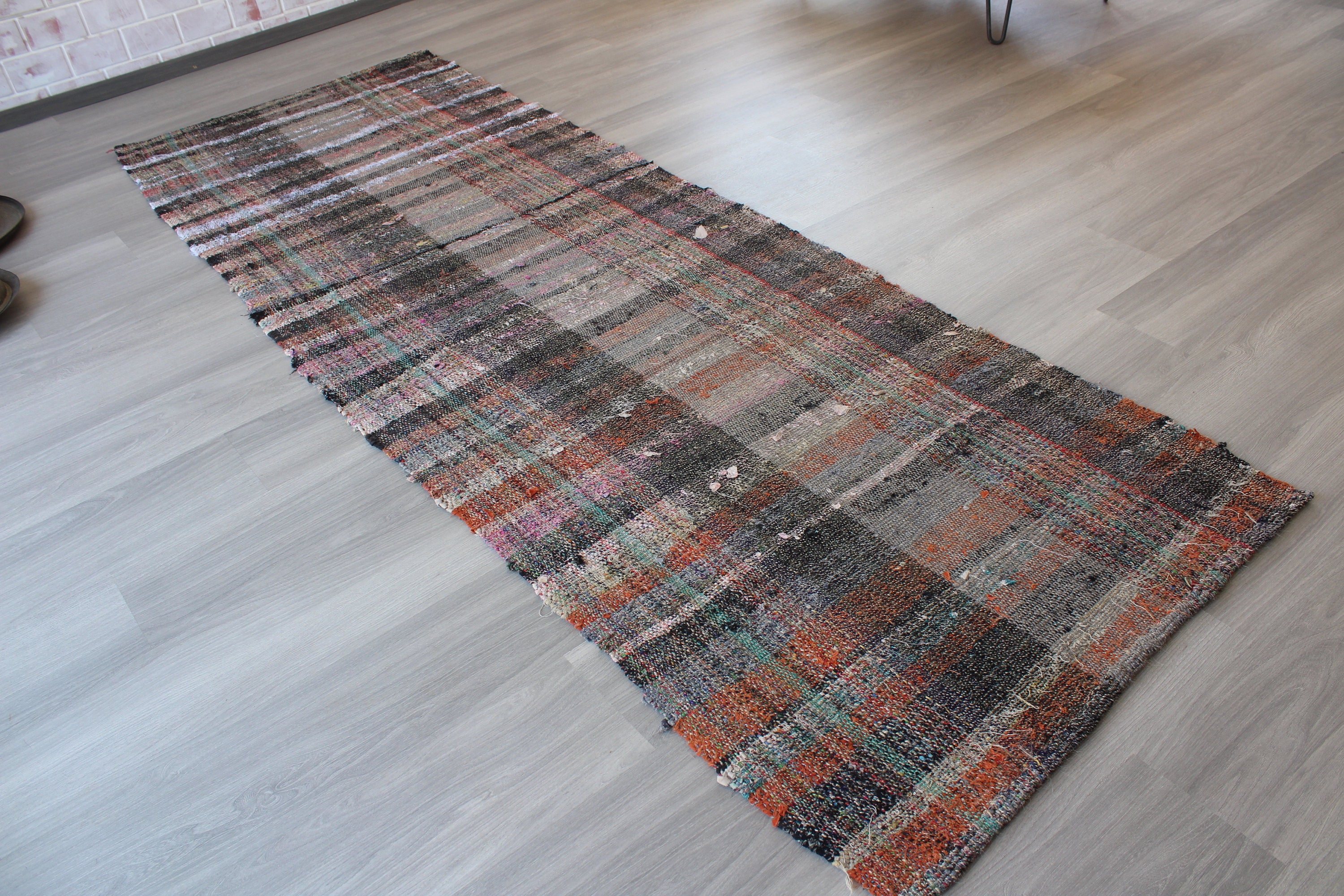 Vintage Rag Rug Runner Ethnic Runner / N-984 / - Etsy