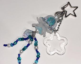 Jellyfish keychain