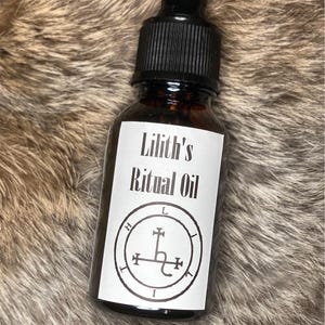 Lilith&#39;s Ritual Oil - Deity Offering - Lilith Offering Oil- Ritual Oil for Lilith Goddess