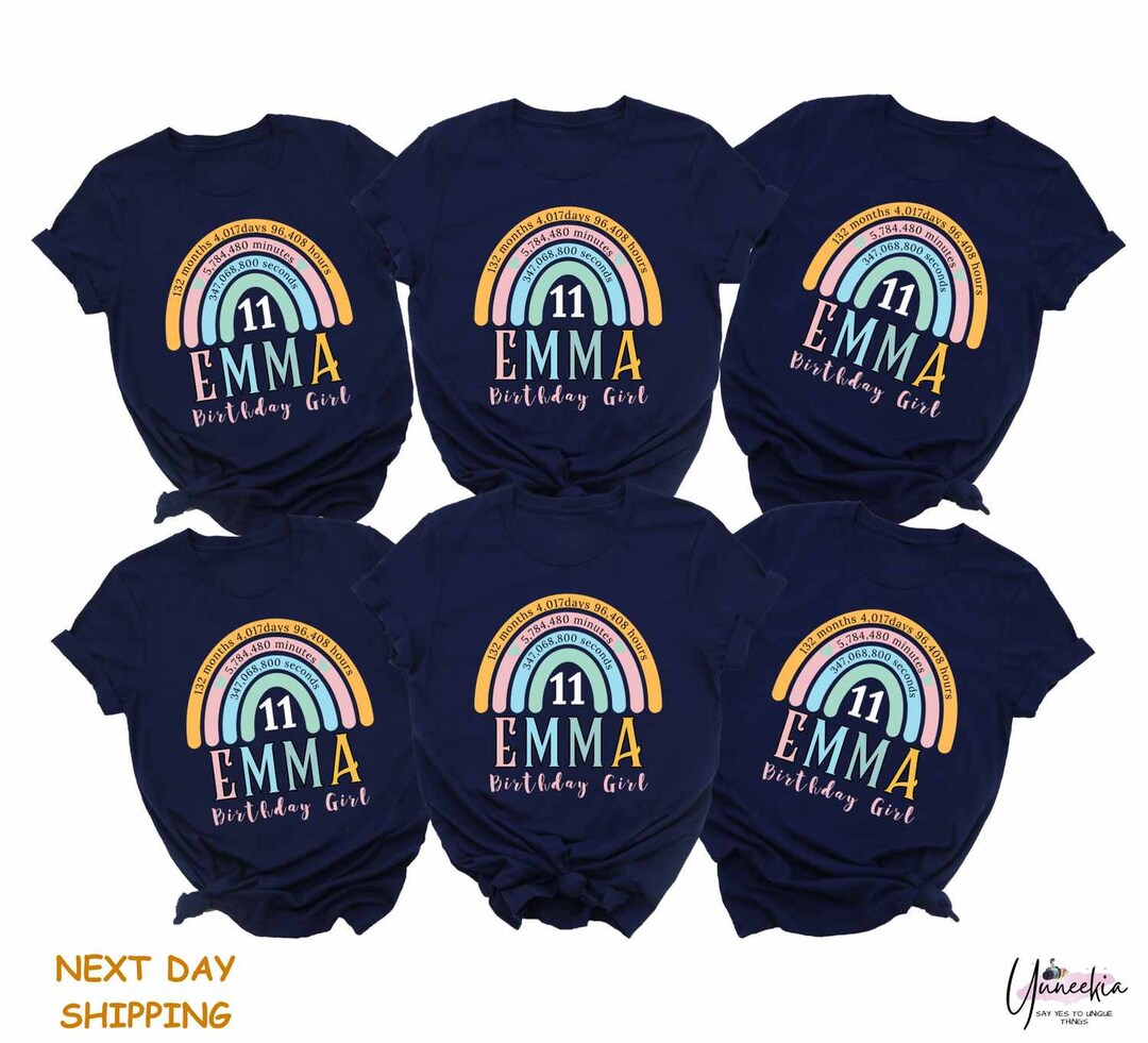 personalized-11th-birthday-girl-shirt-11th-birthday-group-etsy