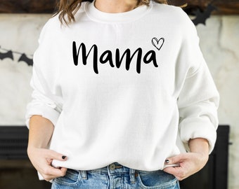 Cute Mama Sweatshirt, Gift for Mother Sweater Hoodie