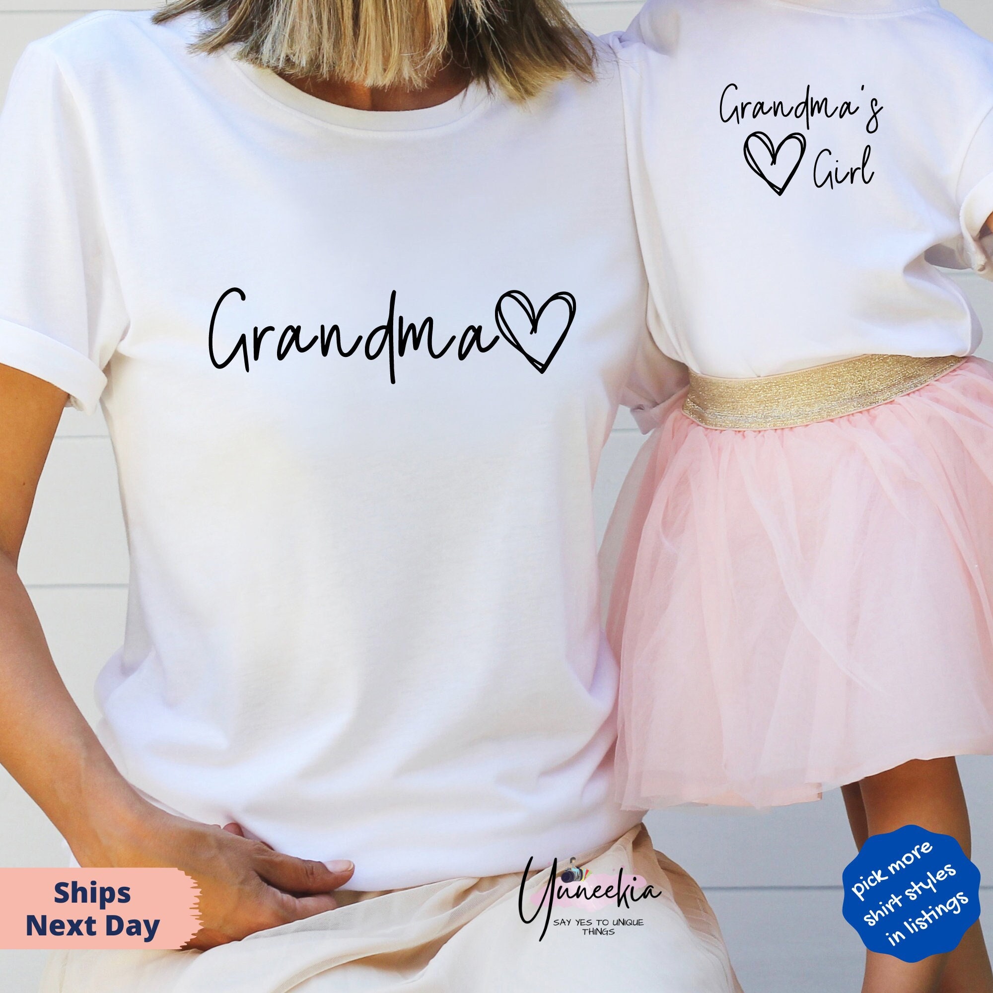 Matching Pajamas Grandma and Granddaughter Etsy UK