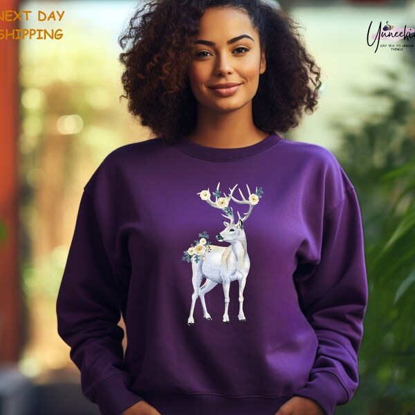 Deer Sweater Etsy